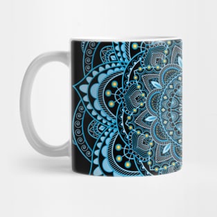 Magic Mandala Sky Blue Mug